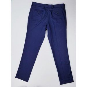 Mizzen Main Size 32X32 Men's Navy Blue Chino Dress Pants Slacks Button Belt Loop